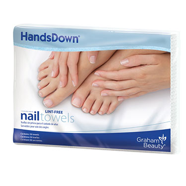 42910 Graham Beauty® HandsDown® Nail Care Towels